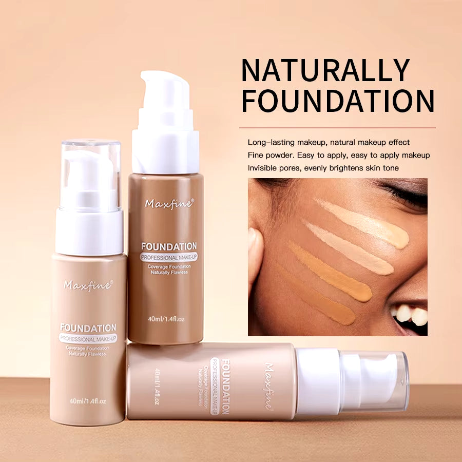 Liquid Foundation Effective Concealer Waterproof Sweat-Resistant Makeup Professional Cosmetics