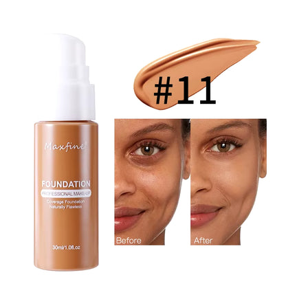 Liquid Foundation Effective Concealer Waterproof Sweat-Resistant Makeup Professional Cosmetics